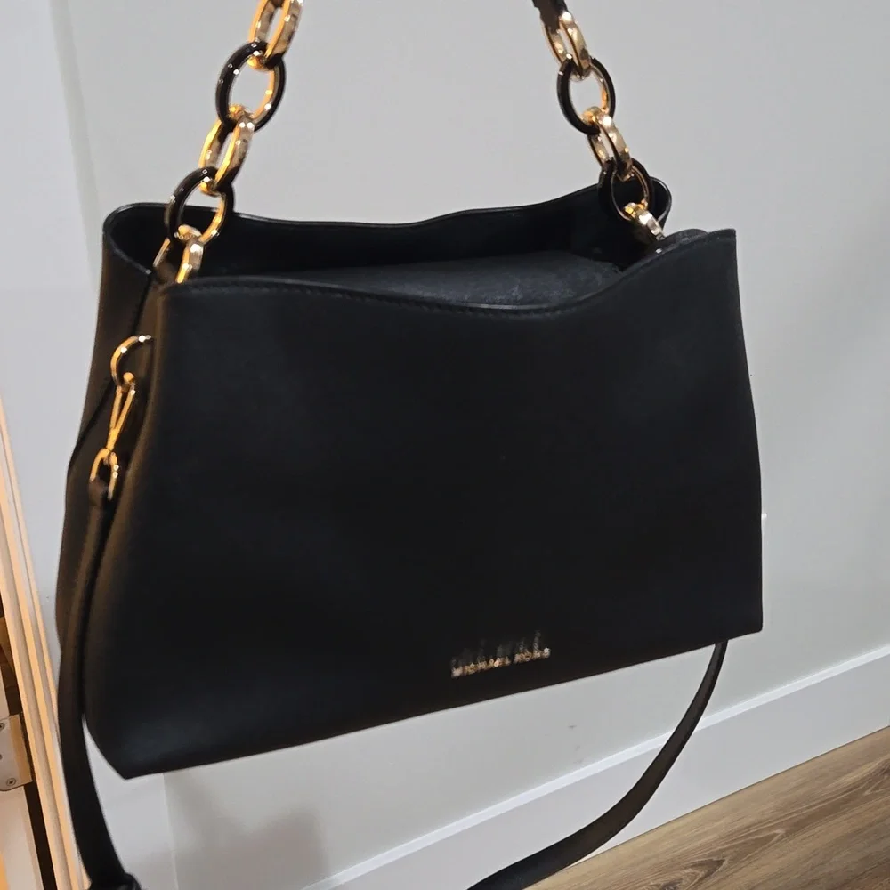 Michael Kors crossbody tote bag black like NEW condition